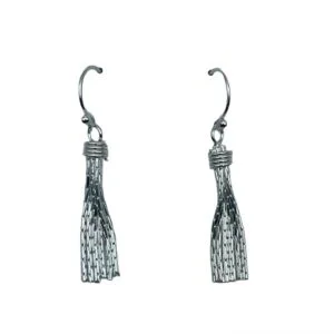 AROS DE PLATA FINA LARGOS